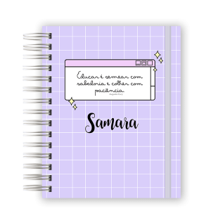 PLANNER  DA PROFESSORA - EDUCAR E SEMEAR COM SABEDORIA LILÁS