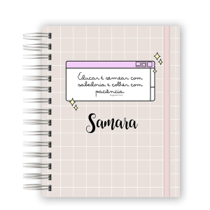 PLANNER  DA PROFESSORA - EDUCAR E SEMEAR COM SABEDORIA ROSÉ