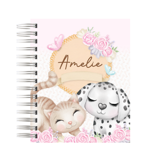 CADERNO COLEGIAL - PET MENINA