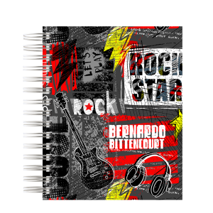 CADERNO COLEGIAL - ROCKY MENINO