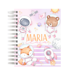 CADERNO COLEGIAL - SPACE GIRL