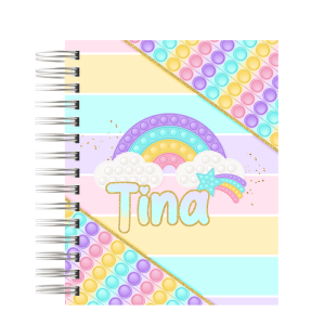 AGENDA ESCOLAR - POP IT MENINA