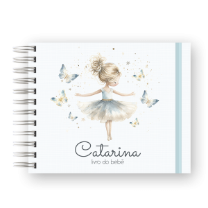 LIVRO DO BEBÊ - BAILARINA AZUL
