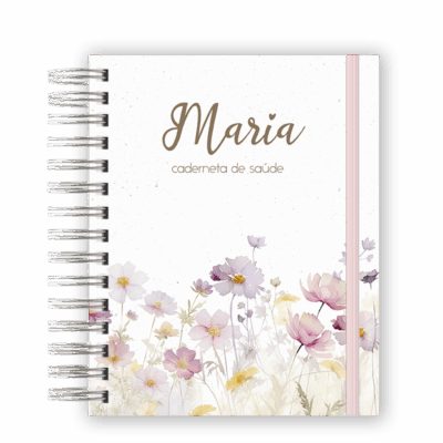 CADERNETA DE SAÚDE - FLORAL MARIA