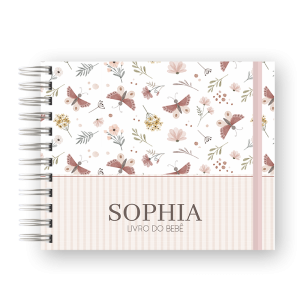 LIVRO DO BEBÊ - FLORAL SOPHIA