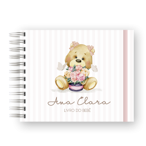 LIVRO DO BEBÊ - URSINHA FLORAL I