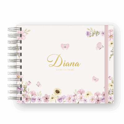 LIVRO DO BEBÊ - JARDIM FLORIDO