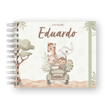 LIVRO DO BEBÊ - SAFARI BABY