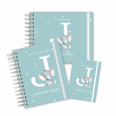 KIT MATERNIDADE AFETIVA - ALFABETO ELEFANTINHO