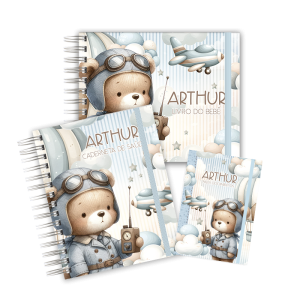 KIT MATERNIDADE AFETIVA - URSINHO BABY AVIADOR