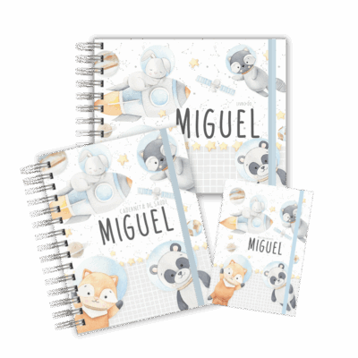 KIT MATERNIDADE MEMÓRIAS - ASTRONAUTA ANIMAIS