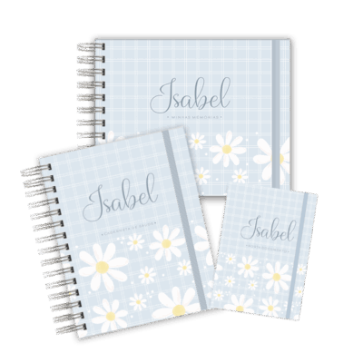 KIT MATERNIDADE AFETIVA - MARGARIDAS AZUL