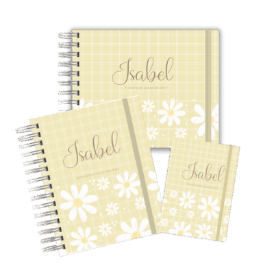 KIT MATERNIDADE MEMÓRIAS - MARGARIDAS AMARELA