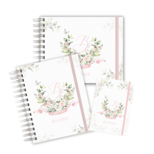KIT MATERNIDADE MEMÓRIAS - MONOGRAMA ROSA