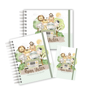 KIT MATERNIDADE AFETIVA - SAFARI AQUARELA