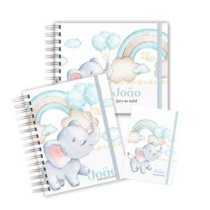 KIT MATERNIDADE AFETIVA - ELEFANTINHO BALÕES