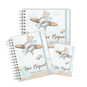 KIT MATERNIDADE AFETIVA - URSINHO AVIADOR AQUARELA