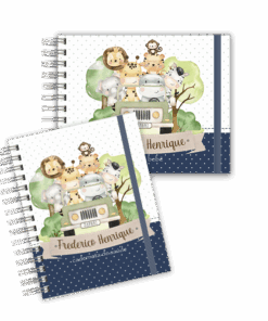 KIT BABY - SAFARI AZUL MARINHO