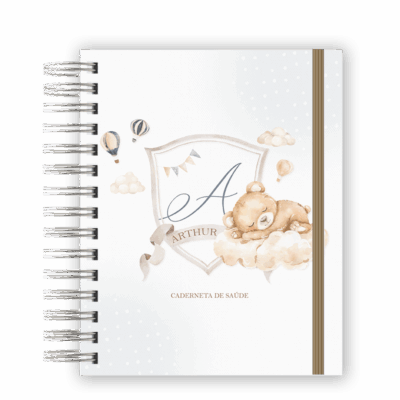 CADERNETA DE SAÚDE - MONOGRAMA URSINHO