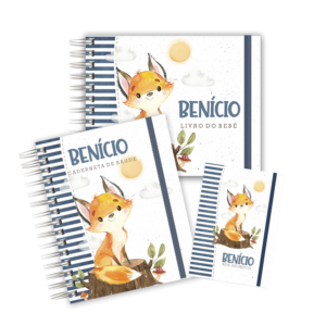 KIT MATERNIDADE AFETIVA - RAPOSA AZUL