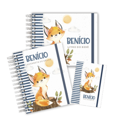 KIT MATERNIDADE AFETIVA - RAPOSA AZUL