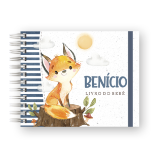 LIVRO DO BEBÊ - RAPOSA AZUL