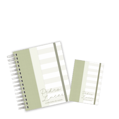 CADERNETA + PORTA DOCUMENTOS - NEUTRO VERDE