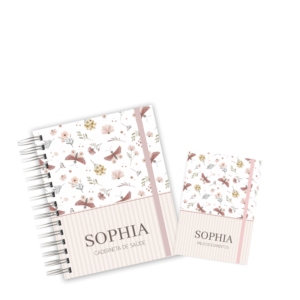 CADERNETA + PORTA DOCUMENTOS - FLORAL SOPHIA