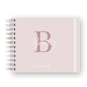 LIVRO DO BEBÊ - MINIMALISTA ROSA