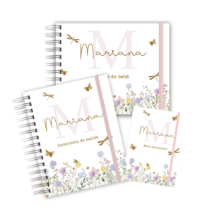 KIT MATERNIDADE AFETIVA - FLORAL CLEAN