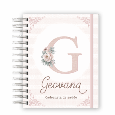 CADERNETA DE SAÚDE - ALFABETO LINHO ROSÉ