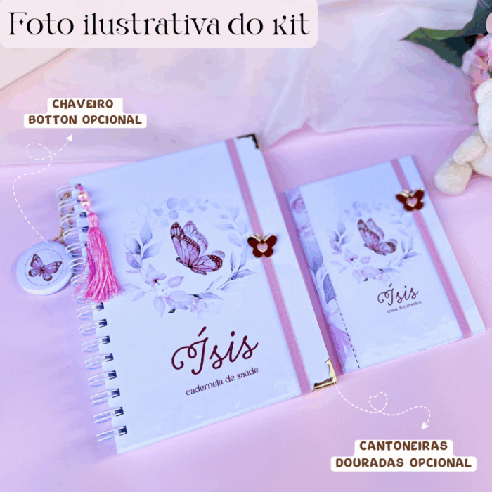 CADERNETA + PORTA DOCUMENTOS MENINO - CLIQUE E VEJA OS TEMAS - Imagem 3