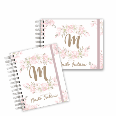 KIT BABY - ALFABETO FLORAL