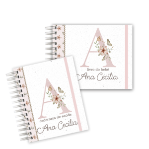 KIT BABY - ALFABETO BORBOLETA ROSA