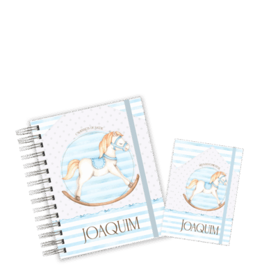 CADERNETA + PORTA DOCUMENTOS - CAVALINHO