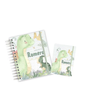 CADERNETA + PORTA DOCUMENTOS - DINOSSAURO