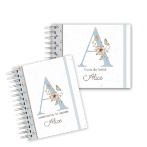 KIT BABY - ALFABETO BORBOLETA AZUL