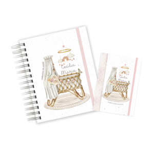 CADERNETA + PORTA DOCUMENTOS - BABY BOHO