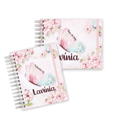 KIT BABY - BORBOLETA ROSA