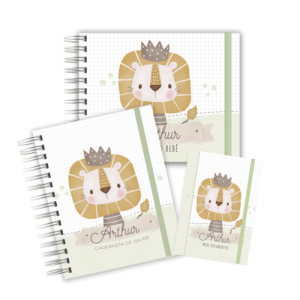 KIT MATERNIDADE AFETIVA - LION CUTE