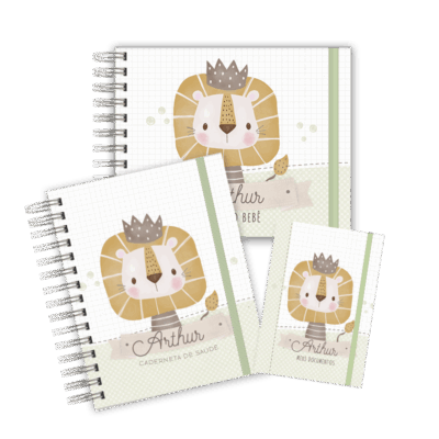 KIT MATERNIDADE MEMÓRIAS - LION CUTE