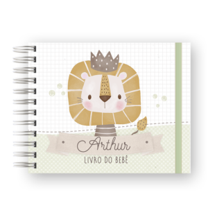 LIVRO DO BEBÊ -  LION CUTE