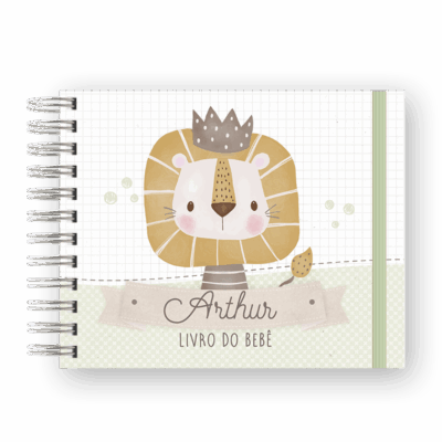 LIVRO DO BEBÊ -  LION CUTE