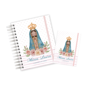 CADERNETA + PORTA DOCUMENTOS - NOSSA SENHORA APARECIDA