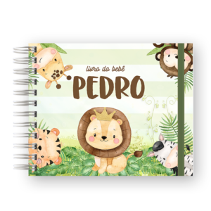 LIVRO DO BEBÊ - SAFARI VERDE
