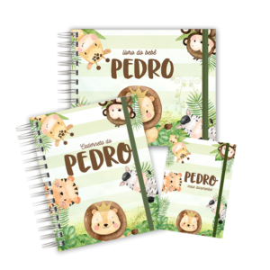 KIT MATERNIDADE AFETIVA - SAFARI VERDE