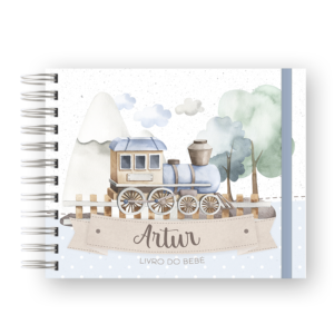 LIVRO DO BEBÊ - TRENZINHO