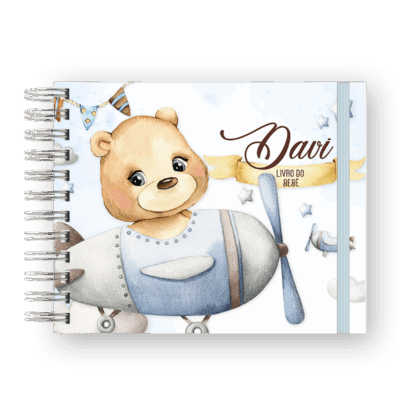 LIVRO DO BEBÊ - URSINHO AVIADOR