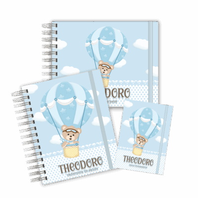 KIT MATERNIDADE MEMÓRIAS - URSINHO BALOEIRO AZUL