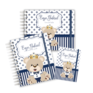 KIT MATERNIDADE AFETIVA - URSINHO PRINCIPE AZUL MARINHO